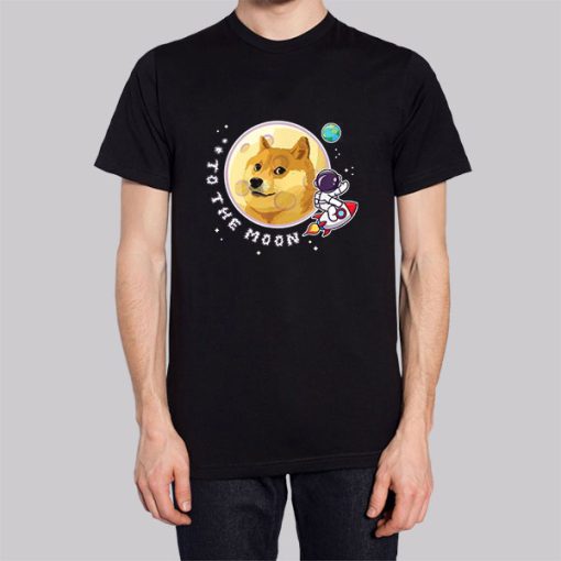 Funny to the Moon Doge Hoodie