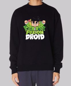 Fuziondroid Merch Graphic Minecraft Hoodie