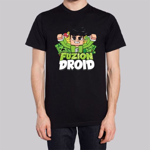 Fuziondroid Merch Graphic Minecraft Hoodie