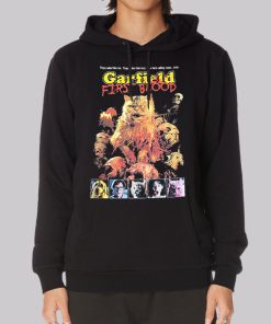 Garfield First Blood Are Cats Cannibalistic Hoodie