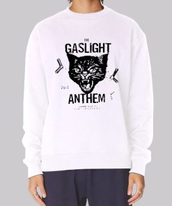 Gaslight Anthem Merch Cat Hoodie
