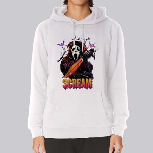 Ghost Face Vintage Scream Hoodie