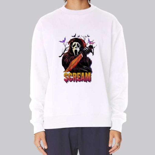 Ghost Face Vintage Scream Hoodie