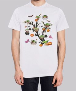 Ghost Halloween Baby Yoda Pumpkin Hoodie 2 Ghost Halloween Baby Yoda Pumpkin Hoodie 3