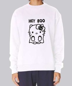 Ghost Hello Kitty Hey Boo Hoodie