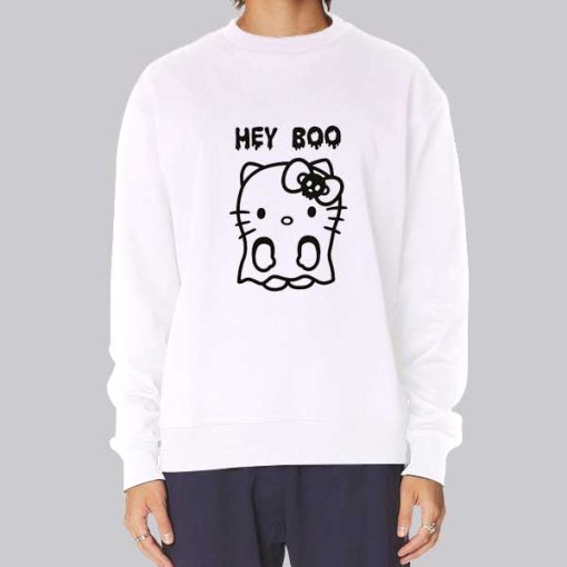 Ghost Hello Kitty Hey Boo Hoodie