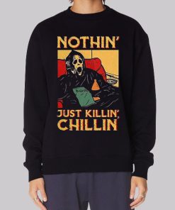 Ghostface Chillin Killin Vintage Hoodie
