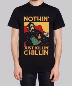 Ghostface Chillin Killin Vintage Hoodie 2 Ghostface Chillin Killin Vintage Hoodie 3