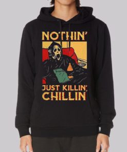 Ghostface Chillin Killin Vintage Hoodie 3 Ghostface Chillin Killin Vintage Hoodie 4