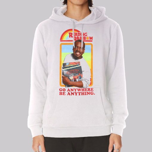 Go Anywhere Be Anything Reading Rainbow Hoodie