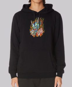 Gods Hate Merch Fire Devil Skull Hoodie 3 Gods Hate Merch Fire Devil Skull Hoodie 4