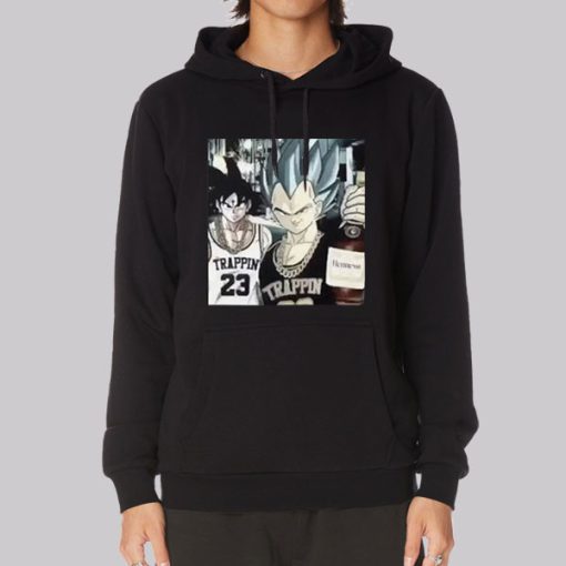 Goku Trappin and Vegeta Dragon Ball Hoodie