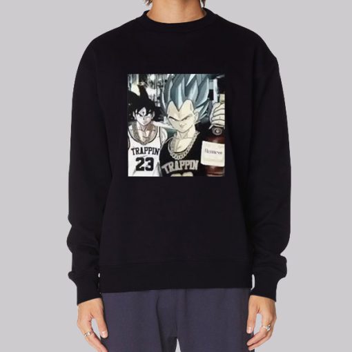 Goku Trappin and Vegeta Dragon Ball Hoodie