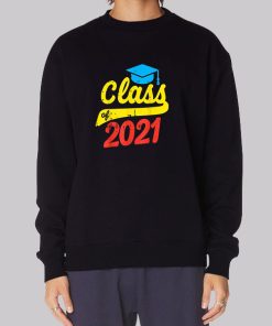 Graduation Hat Class of 2021 Hoodie