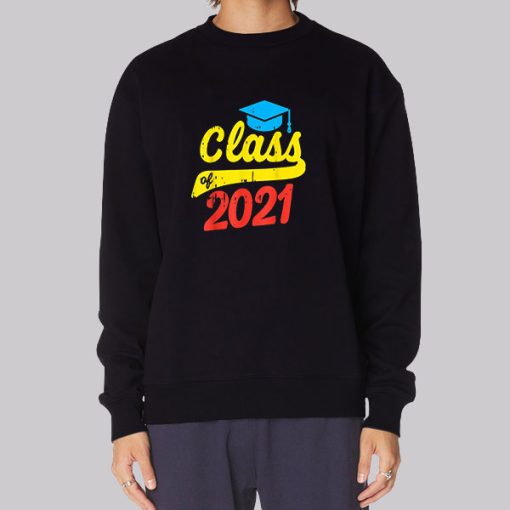 Graduation Hat Class of 2021 Hoodie