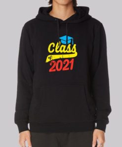 Graduation Hat Class of 2021 Hoodie 4