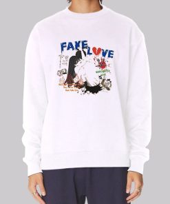 Graphic Anime Flare Fake Love Hoodie
