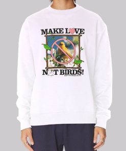 Graphic Birds Arent Real Merch Hoodie