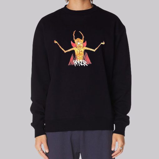 Graphic Cartoon Baker Devil Hoodie