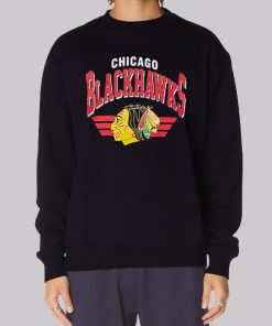 Graphic Chicago Vintage Blackhawks Hoodie