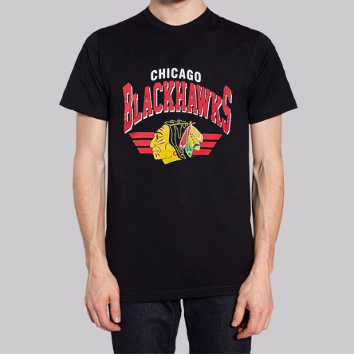 Graphic Chicago Vintage Blackhawks Hoodie