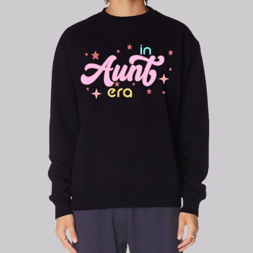 Graphic Font in My Aunt Era Hoodie