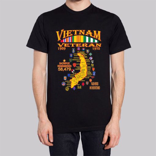 Graphic Maps Veteran Vietnam Hoodie