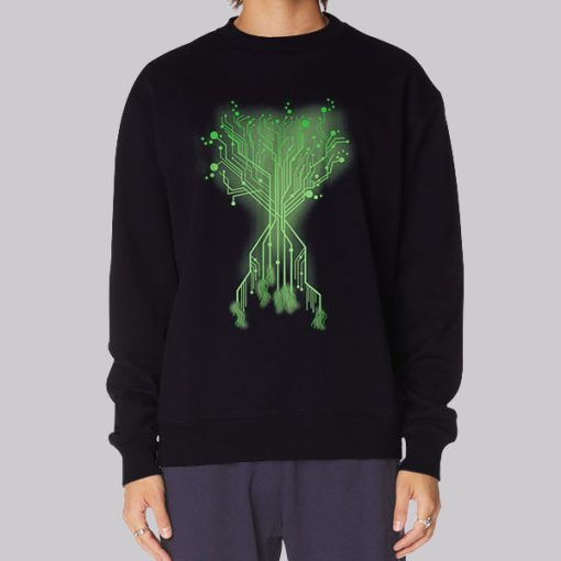 Graphic Nature Tech Circuitree Hoodie