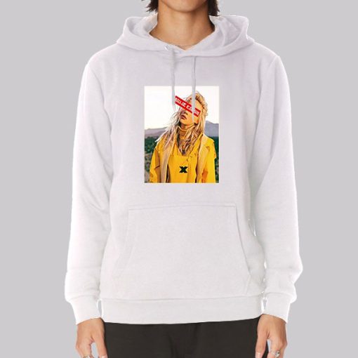 Graphic Photo Billie Eilish Yellow Hoodie