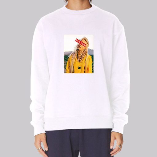 Graphic Photo Billie Eilish Yellow Hoodie