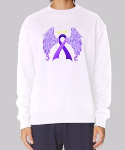 Graphic Ribbon Wings for Life Hoodie