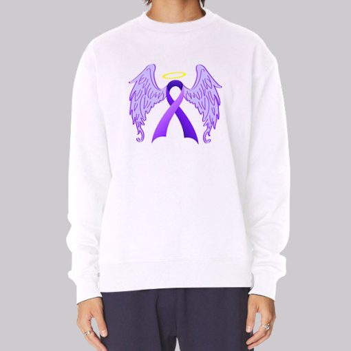 Graphic Ribbon Wings for Life Hoodie