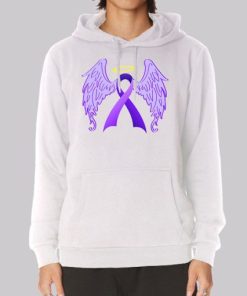 Graphic Ribbon Wings for Life Hoodie 4