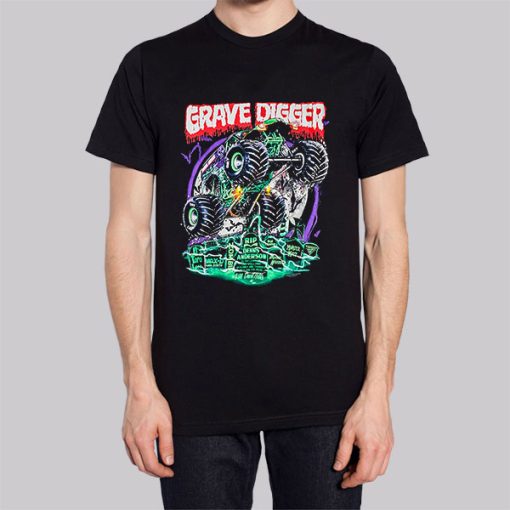 Graveyard Monster Truck Grave Digger Hoodie