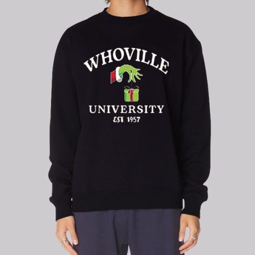 Grinch Whoville University Est 1957 Hoodie