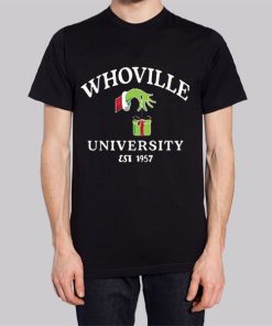 Grinch Whoville University Est 1957 Hoodie 2 Grinch Whoville University Est 1957 Hoodie 3