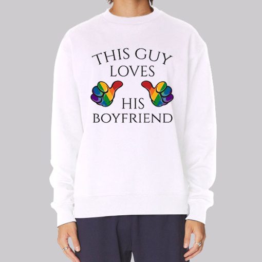 Guy Loves Gay Boyfriend Hoodie