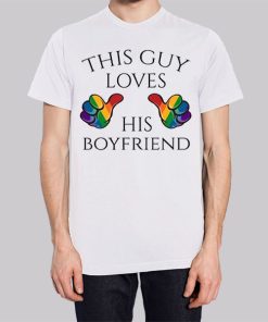 Guy Loves Gay Boyfriend Hoodie 3