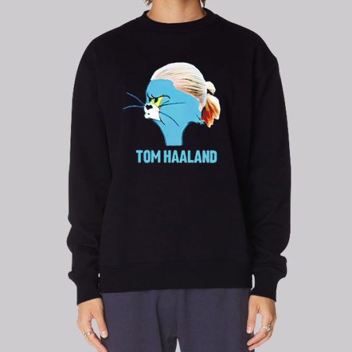 Haaland Tom and Jerry Parody Hoodie