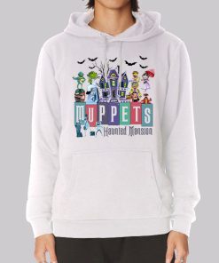 Halloween Ghost Muppets Haunted Mansion Hoodie