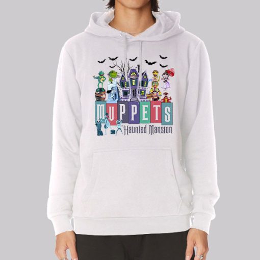 Halloween Ghost Muppets Haunted Mansion Hoodie