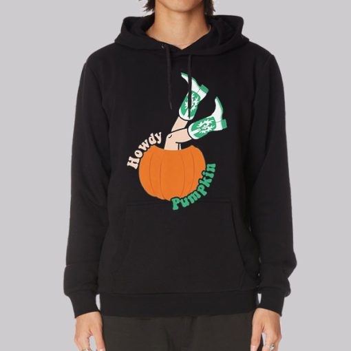 Halloween Howdy Pumpkin Hoodie