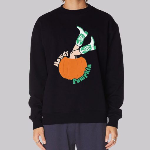 Halloween Howdy Pumpkin Hoodie