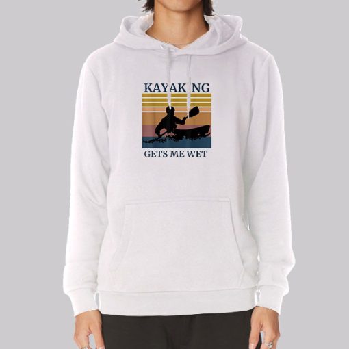 Halloween Kayaking Gets Me Wet Hoodie