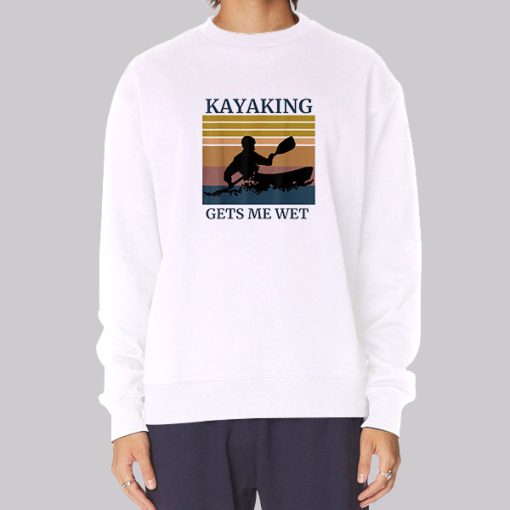 Halloween Kayaking Gets Me Wet Hoodie