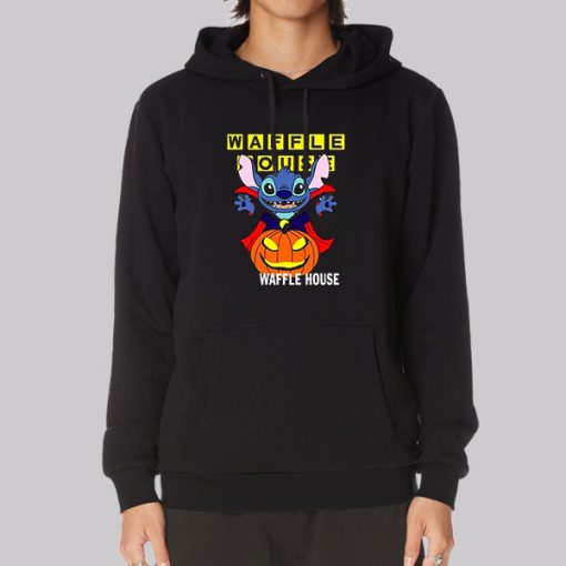 Halloween Moon Shirt Waffle House Hoodie