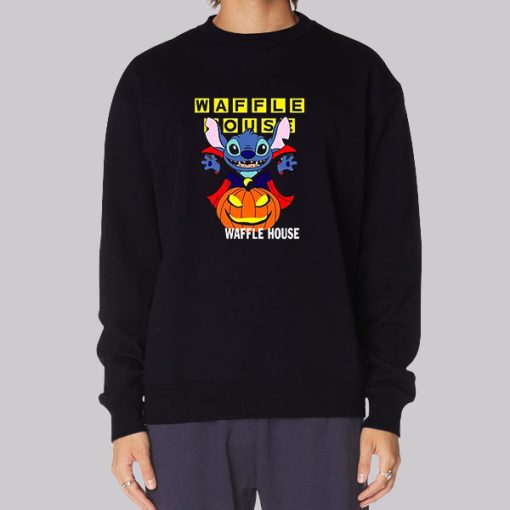 Halloween Moon Shirt Waffle House Hoodie