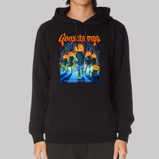 Halloween Pumpkin Ghost Goosebumps Hoodie