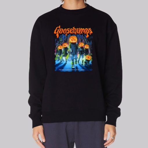 Halloween Pumpkin Ghost Goosebumps Hoodie