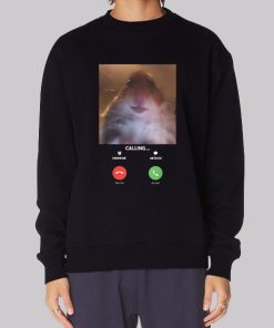 Hamster Staring at Camera Hoodie